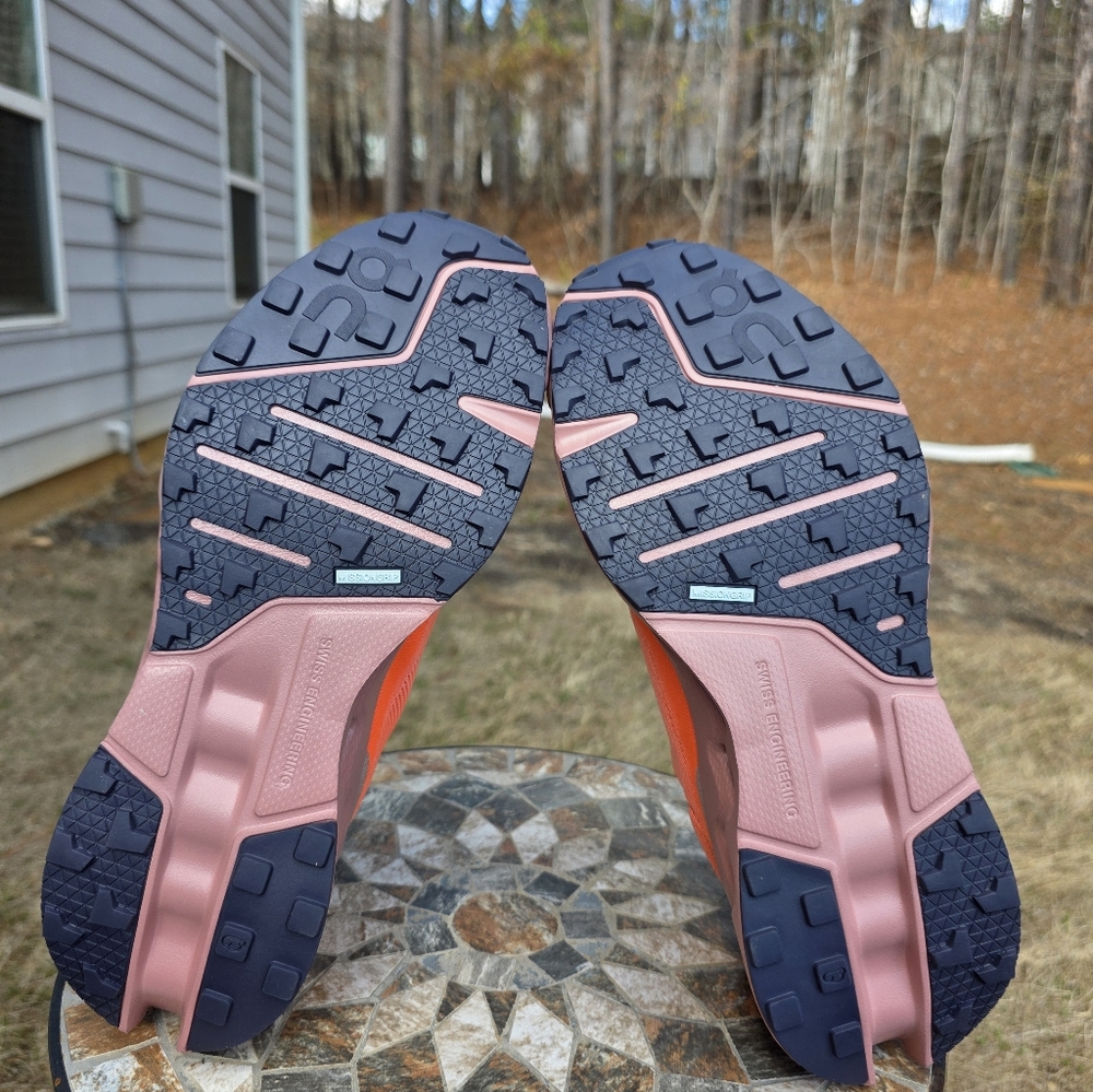 On Cloudsurfer Trail 3ME10112150 Flame Running Shoes Men Sz 11 Worn 1x With Box - Picture 8 of 11